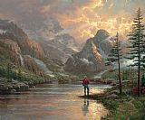 Thomas Kinkade Famous Paintings - almost heaven